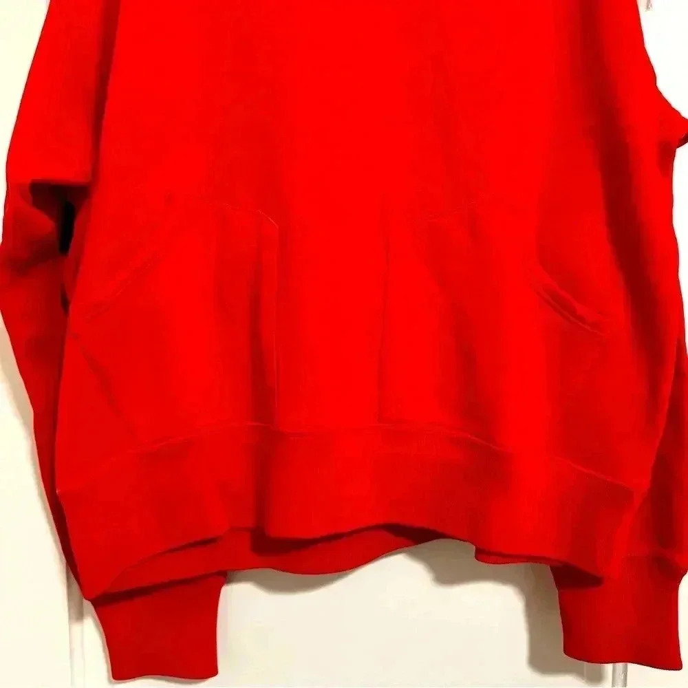 RRL Ralph Lauren Red Fleece Lined Mens Hoodie Size M NWT $265 - Picture 2 of 11